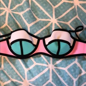 Neoprene Push-Up Swim Top